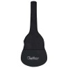 vidaXL Custodia per Chitarra Classica 4/4 Nera 100x37 cm in Tessuto