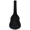 vidaXL Custodia per Chitarra Classica 4/4 Nera 100x37 cm in Tessuto