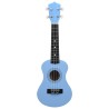 vidaXL Set Ukulele Soprano con Borsa per Bambini Blu 21"