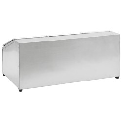 vidaXL Supporto Gastronorm con 3 Contenitori GN 1/6 in Acciaio Inox