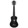 vidaXL Set Ukulele Soprano con Borsa per Bambini Nera 23"