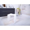 RIDDER Sgabello per Bagno Trendy Bianco