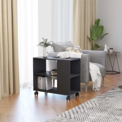 vidaXL Tavolino da Salotto Grigio 70x35x55 cm in Legno ingegnerizzato