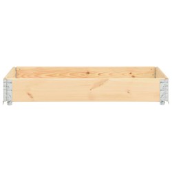 vidaXL Collare per Pallet 50x150 cm in Legno Massello di Pino