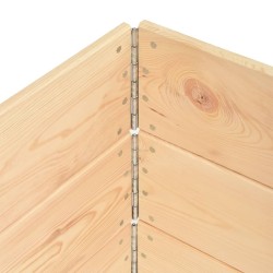 vidaXL Collari per Pallet 3 pz 100x100 cm in Legno Massello di Pino