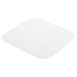 Kleine Wolke Tappeto per Bagno Samoa 55x55 cm Bianco