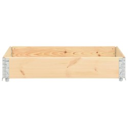 vidaXL Collare per Pallet 50x100 cm in Legno Massello di Pino