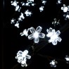 vidaXL Albero di Natale 120 LED Bianco Freddo Ciliegio in Fiore 150 cm