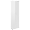 vidaXL Armadio per Ingresso Bianco Lucido 55x25x189 cm in Truciolato