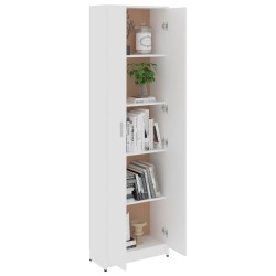 vidaXL Armadio per Ingresso Bianco 55x25x189 cm in Legno ingegnerizzato