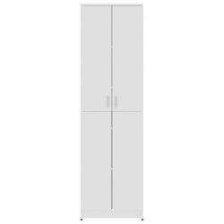 vidaXL Armadio per Ingresso Bianco 55x25x189 cm in Legno ingegnerizzato