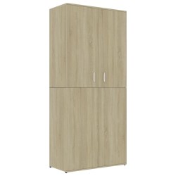 vidaXL Scarpiera Rovere Sonoma 80x39x178 cm in Truciolato