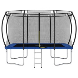 vidaXL Set Trampolino Rettangolare 335x244x90 cm 150 kg