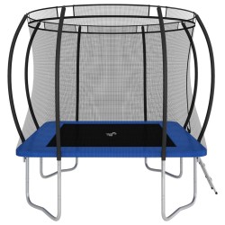 vidaXL Set Trampolino Rettangolare 335x244x90 cm 150 kg