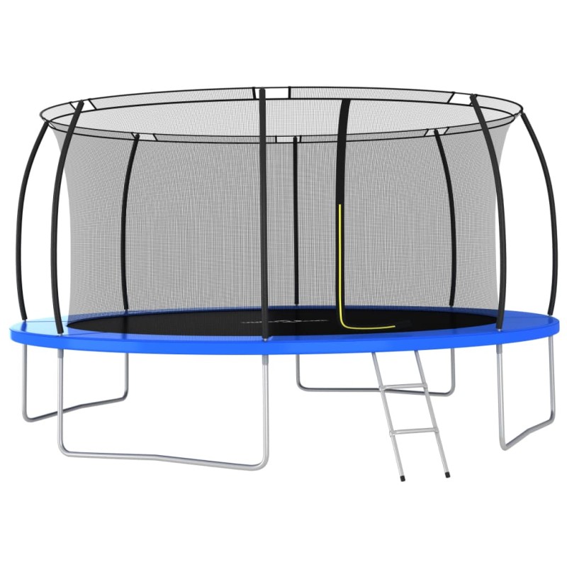 vidaXL Set Trampolino Rotondo 460x80 cm 150 kg