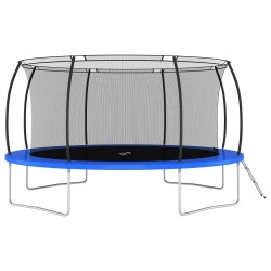 vidaXL Set Trampolino Rotondo 460x80 cm 150 kg