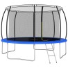 vidaXL Set Trampolino Rotondo 366x80 cm 150 kg