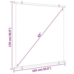 vidaXL Schermo di Proiezione 63" 1:1