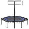 vidaXL Trampolino da Fitness con Manico 122 cm