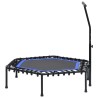 vidaXL Trampolino da Fitness con Manico 122 cm