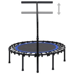 vidaXL Trampolino da Fitness con Manico 102 cm