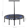 vidaXL Trampolino da Fitness con Manico 102 cm