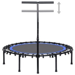 vidaXL Trampolino da Fitness con Manico 122 cm