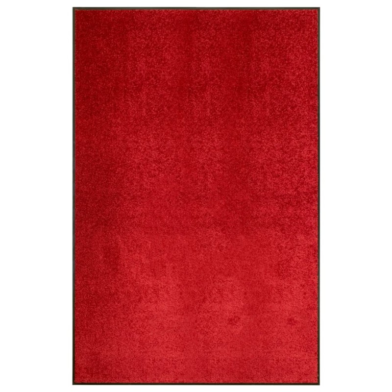 vidaXL Zerbino Lavabile Rosso 120x180 cm