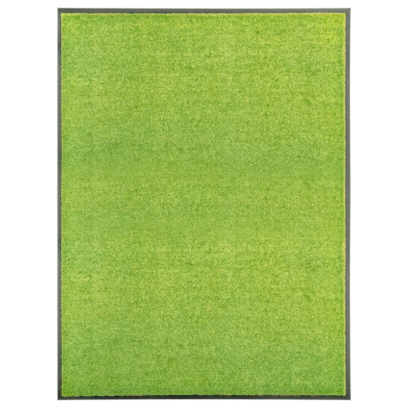 vidaXL Zerbino Lavabile Verde 90x120 cm