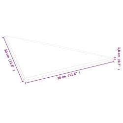 Pannelli Murali 12 pz Tortora 30x30 cm Tessuto 0,54 m²