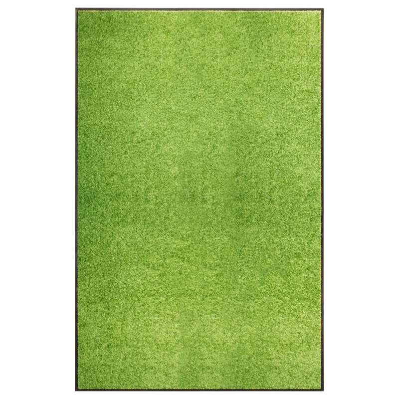 vidaXL Zerbino Lavabile Verde 120x180 cm