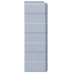 vidaXL Mobile Contenitore con 39 Cassetti 38x16x47 cm Grigio