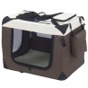 @Pet Trasportino per Cani Marrone 50x34x36 cm in Nylon