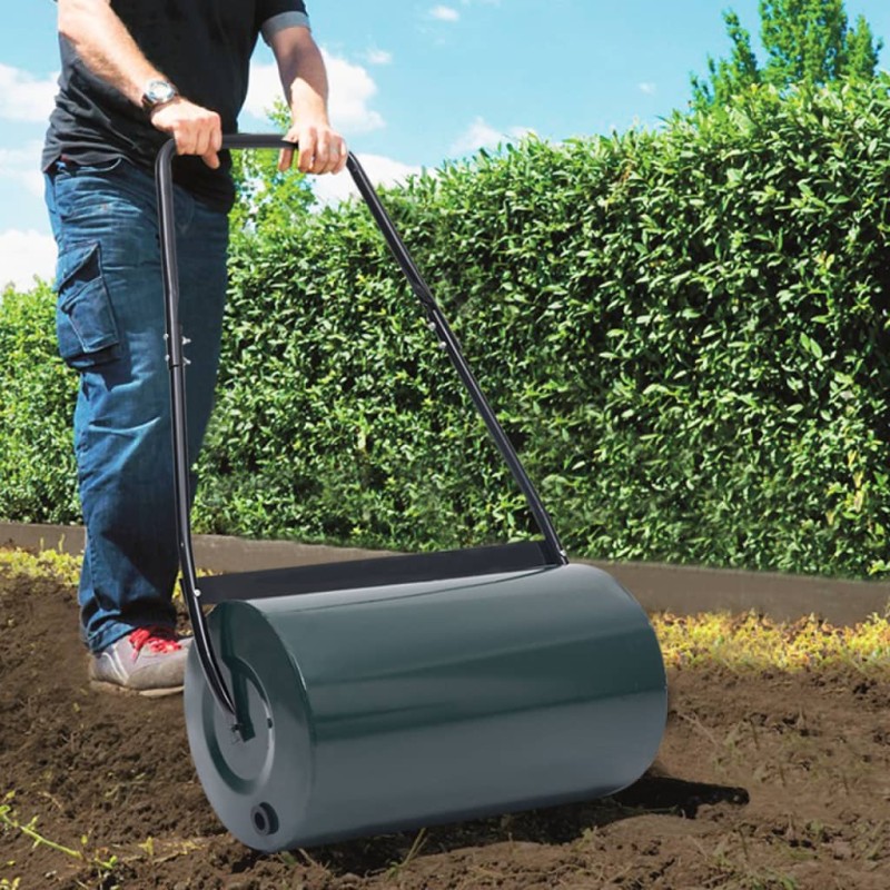 vidaXL Arieggiatore da Giardino Verde e Nero 57 cm 43 L