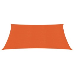 vidaXL Vela Parasole 160 g/m² Arancione 3,6x3,6 m in HDPE