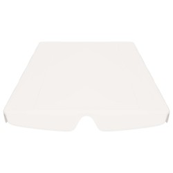 vidaXL Baldacchino per Dondolo Giardino Bianco 188/168x110/145 cm