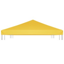 vidaXL Copertura Superiore per Gazebo 270 g/m² 4x3 m Gialla