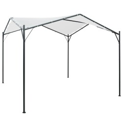 vidaXL Gazebo da Giardino 3x3x2,6 m Bianco 180 g/m²