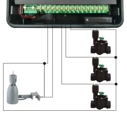 vidaXL Regolatore per Irrigazione da Giardino