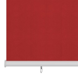 vidaXL Tenda a Rullo per Esterni 100x140 cm Rossa HDPE