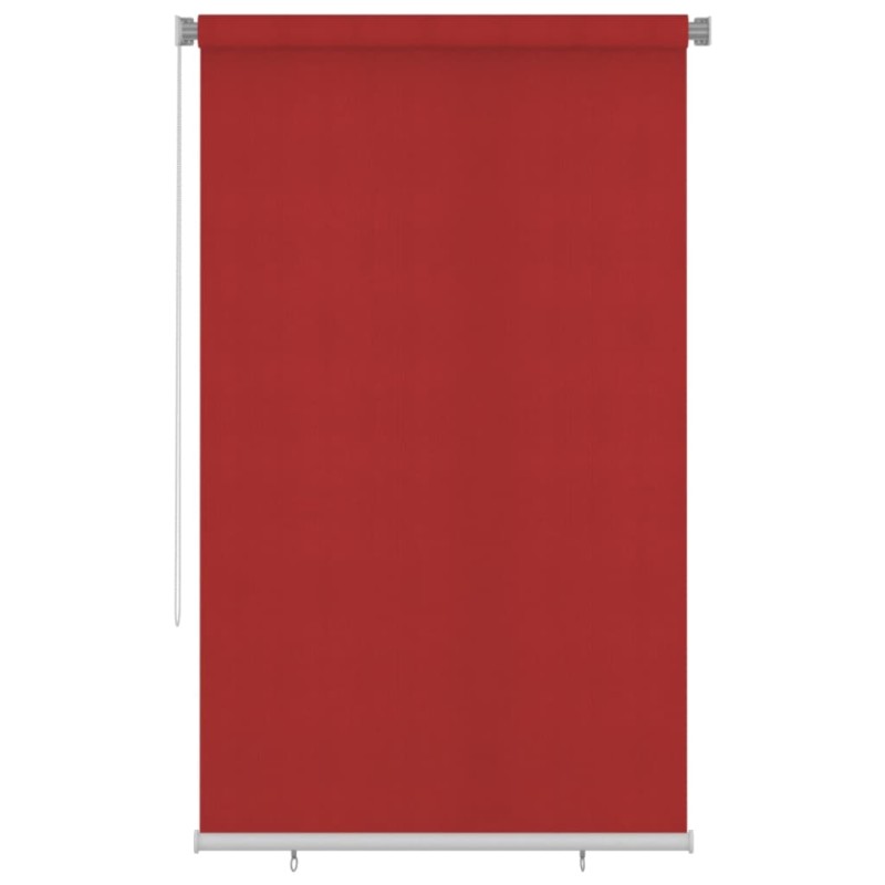 vidaXL Tenda a Rullo per Esterni 140x230 cm Rossa HDPE