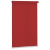 vidaXL Tenda a Rullo per Esterni 140x230 cm Rossa HDPE