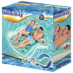 Bestway Piscina Double Designer Lounge 224x174 cm