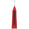 vidaXL Lettini Campeggio 2pz 180x60x19cm Tessuto Oxford Acciaio Rosso