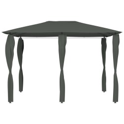 vidaXL Gazebo con Montanti Rivestiti 3x4x2,6 m Antracite 160 g/m²