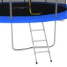 vidaXL Set Trampolino Rotondo 488x90 cm 150 kg