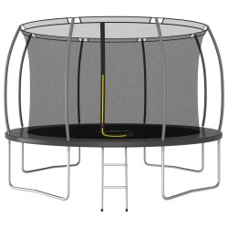 vidaXL Set Trampolino Rotondo 366x80 cm 150 kg