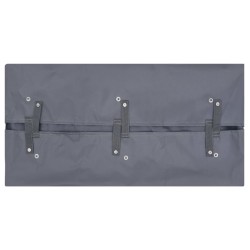 vidaXL Telo per Carrello da Giardino Grigio Scuro 81x41x40 cm Tessuto