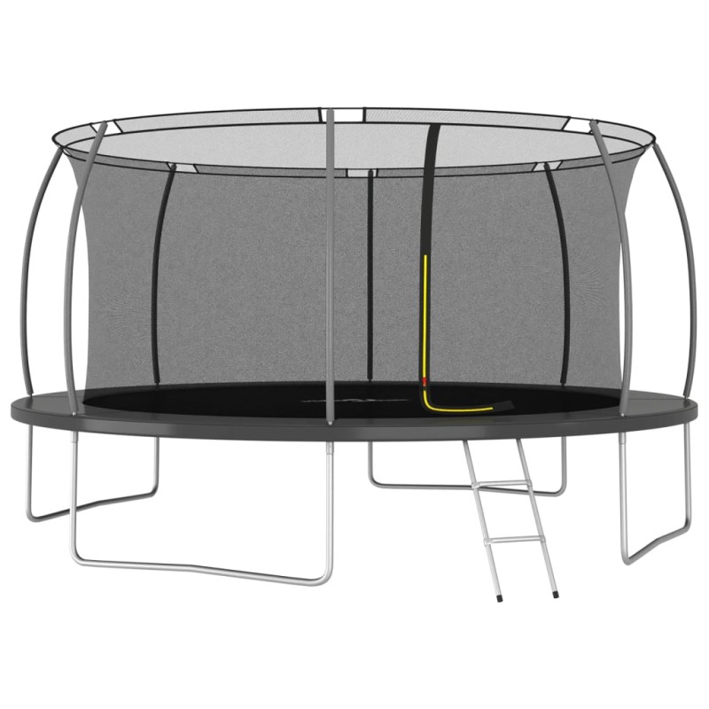 vidaXL Set Trampolino Rotondo 460x80 cm 150 kg