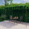 vidaXL Pergolato da Giardino Marrone Anticato 6x3x2,5 m in Ferro